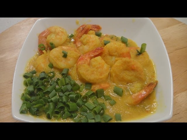 Prawns In Coconut Sauce Thai Style