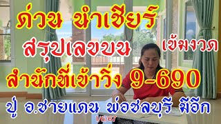 ด่วนสุดๆ นำเชียร์สรุปเลขบน ที่งวดก่อนเข้าวิ่ง9- 690-90ให้เอฟซีดูกันจะๆชนตัวนี้1/6/67