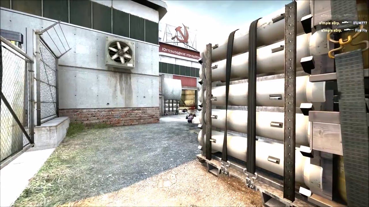 1st CS:GO clip - AWP 1v4 clutch on cache - s1mple s0rp - YouTube