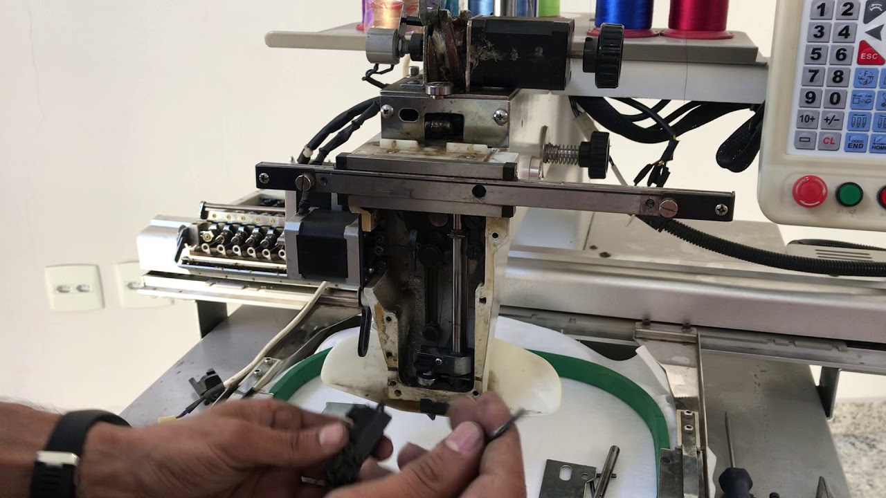 Aprenda Mecânica Básica Máquina de Bordar - Como trocar drive.