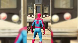 Spider-Man Gets Hit By Train in Spider-Man Games screenshot 1