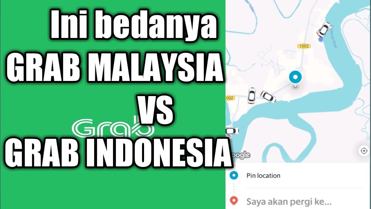 Aplikasi grab malaysia - vs - Aplikasi grab Indonesia - YouTube