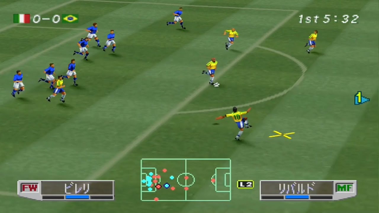 World Soccer Jikkyou Winning Eleven 3 Final Ver. Gameplay