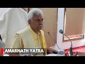 Amarnath Yatra: LG Reviews Security Arrangements, Says Yatris Will Get Best Arrangements