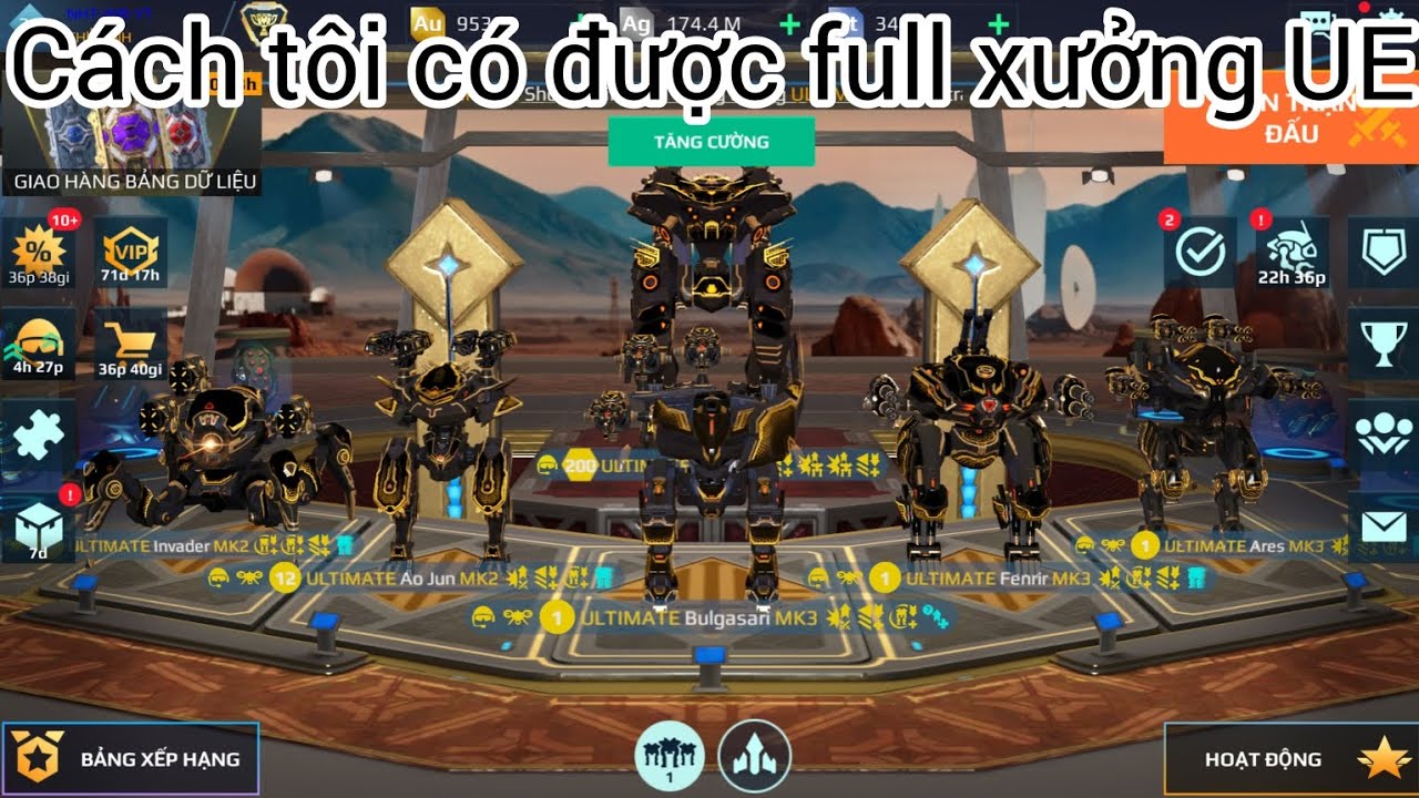 War robot | Cách tôi có được full xưởng robot Ultimate 😆 - YouTube