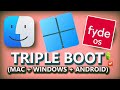 Multiboot / Triple Boot Mac, window and Fyde OS