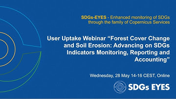 User Uptake Webinar: “Forest Cover Change and Soil Erosion”