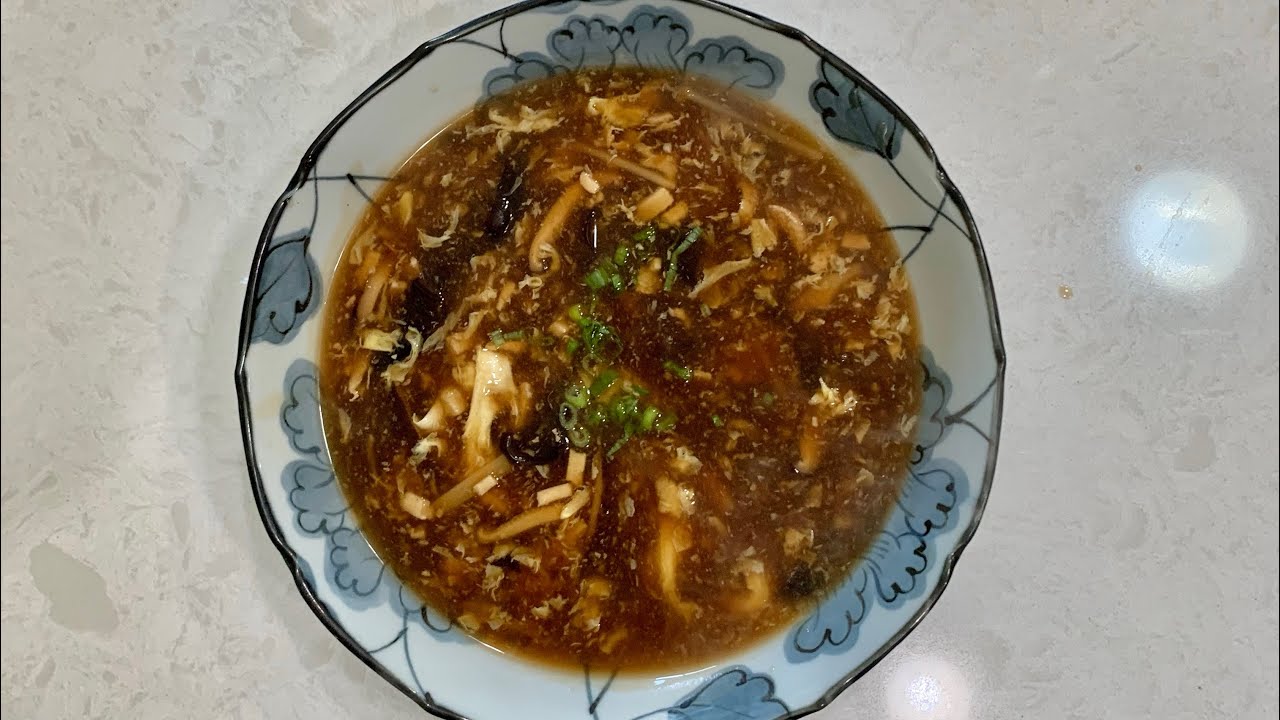 Hot and sour soup - YouTube