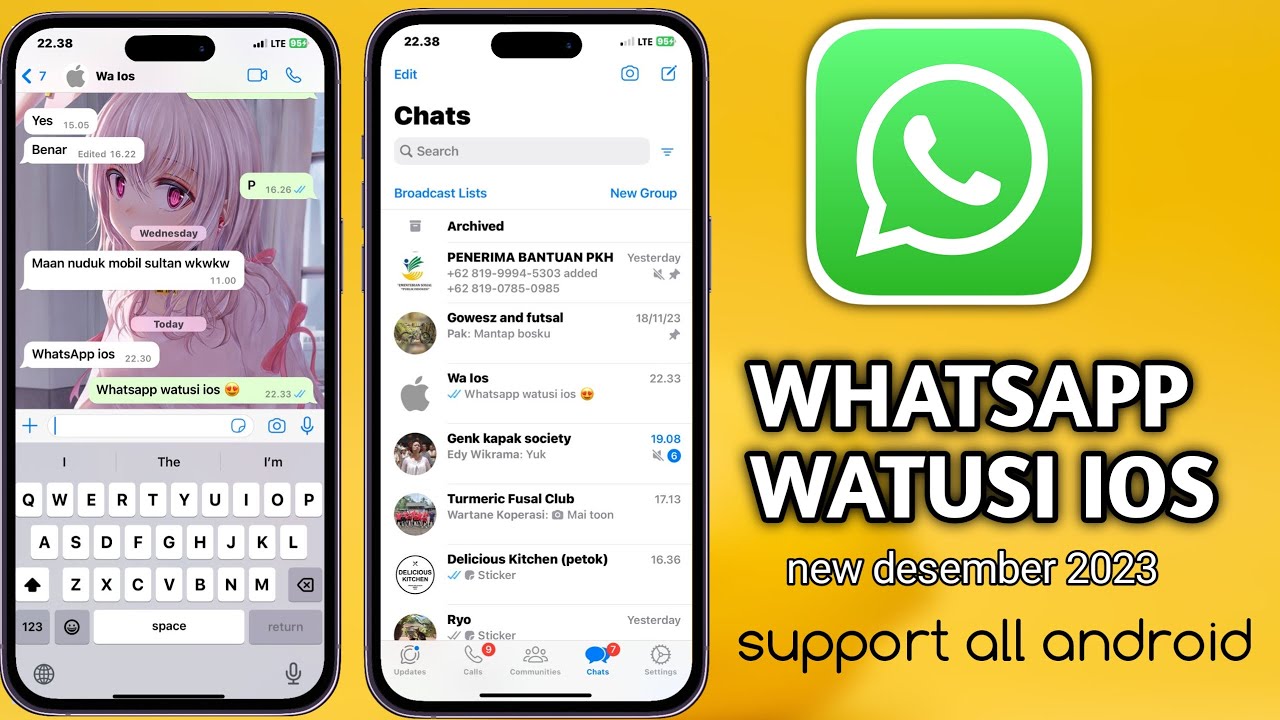 WhatsApp watusi ios untuk android 🌟 YouTube