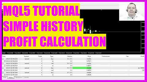 MQL5 TUTORIAL - HOW TO CALCULATE THE HISTORY PROFIT