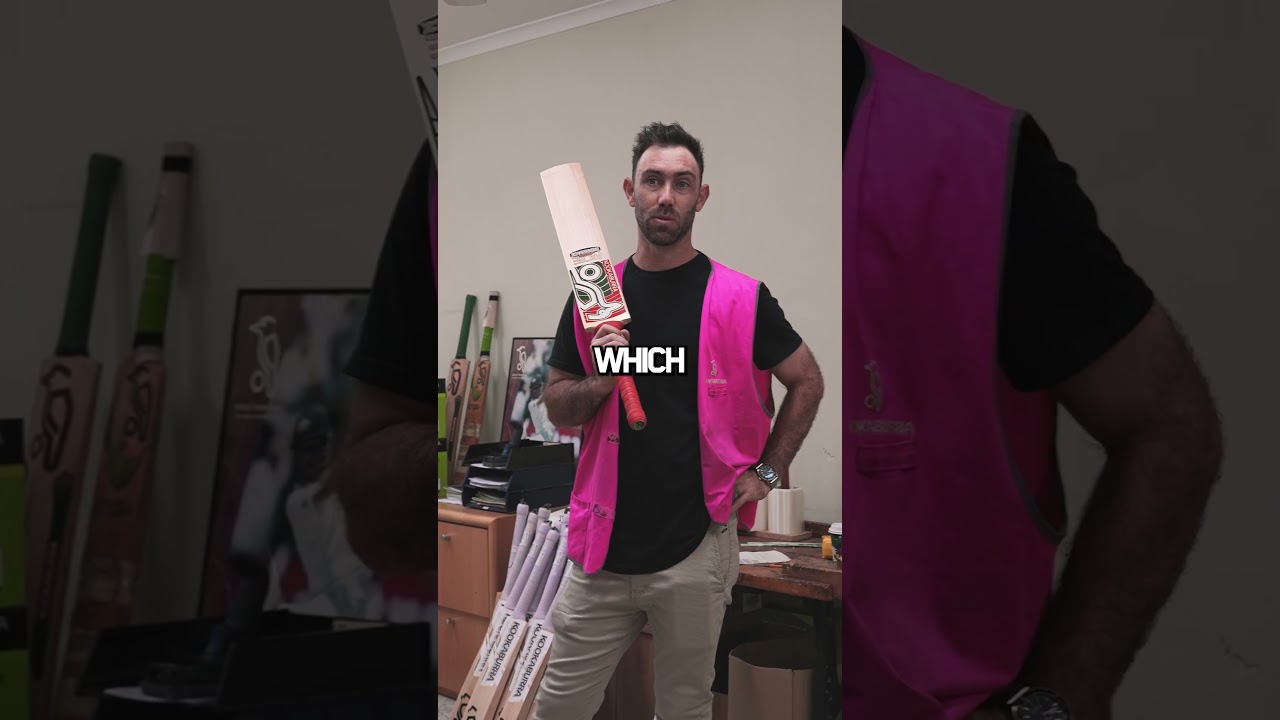 Glenn Maxwell on his World Cup bats | Kookaburra Cricket