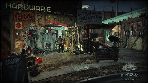 Wasteland Workshop Jazz: 10-Hour Fallout 4 Ambience with Rain and Thunder