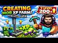 Building Xp farm in Minecraft Survival #minecraft #minecraftlive #javasurvival #xpfarmminecraft