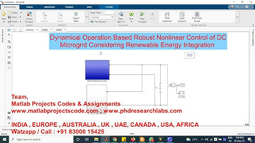 Dynamical Operation Based Robust Nonlinear Control of DC Microgrid Considering Renewable Energy