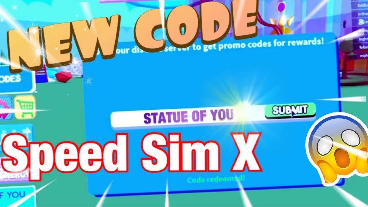 new-speed-simulator-x-code-roblox-code-is-in-description-youtube