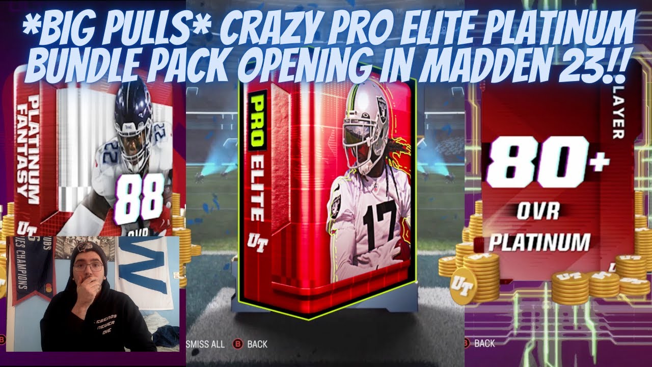 I opened FOUR PLATINUM ELITE BUNDLES! (100+ Elites) 89 Ovr PULL! Madden 23  