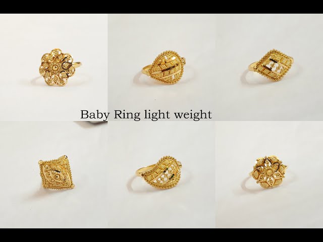 Gold baby ring under 2500 | baby ring gold | gold baby ring | gold baby ring  low price | birthday - YouTube