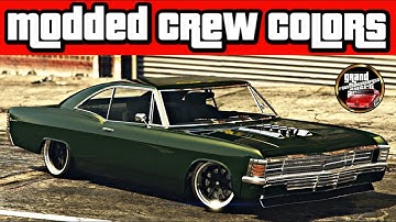 GTA V- Modded Crew Colors! (*WITH Social Club Tutorial*)