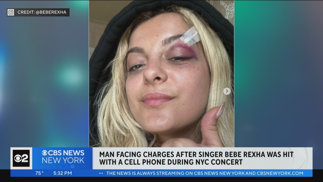Man arrested after allegedly throwing phone at Bebe Rexha during ...