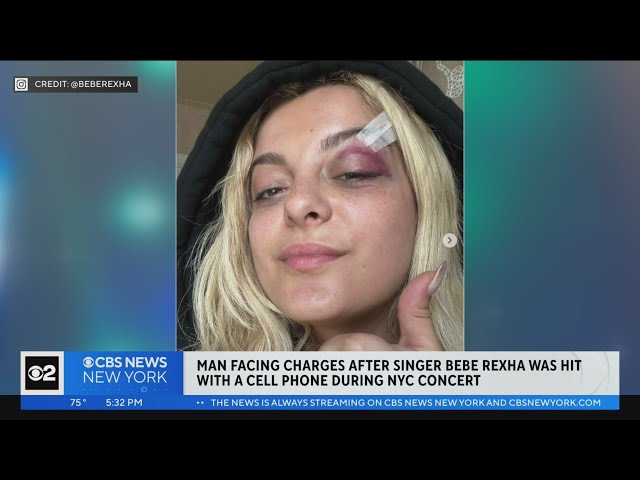 Man charged after allegedly throwing cellphone at singer Bebe Rexha class=