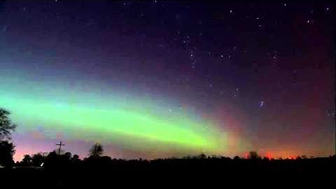 Aurora Timelapse from Michigan 10-24-11