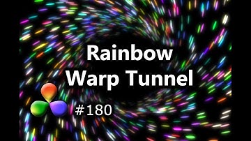 DaVinci Resolve Tutorial: How To Create a Rainbow Warp Tunnel Effect