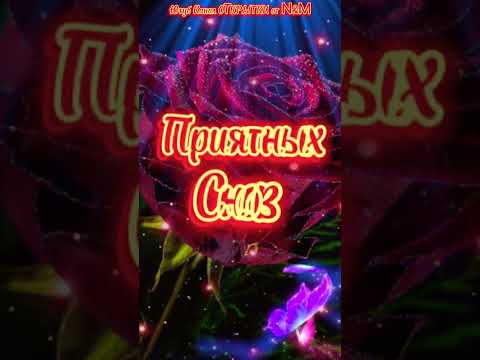 🌹Красивое Пожелание Спокойной Ночи! Доброй Ночи Открытки! #shorts