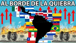 10 PAÍSES MÁS ENDEUDADOS DE AMÉRICA LATINA