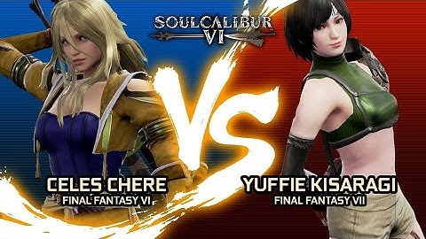 [SoulCalibur VI: CAS Battle #17] CELES CHERE vs YUFFIE KISARAGI (Final Fantasy VI and VII)