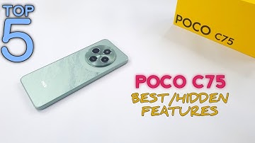 Poco C75 Top 5 Best/Hidden Features - Top 5 Tips & Tricks Of POCO C75