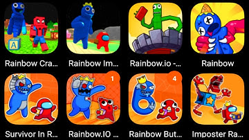 Rainbow IO Origin Story, Rainbow But Its Alphabet Lore, Survivor In Rainbow Monster, 456 Imposter