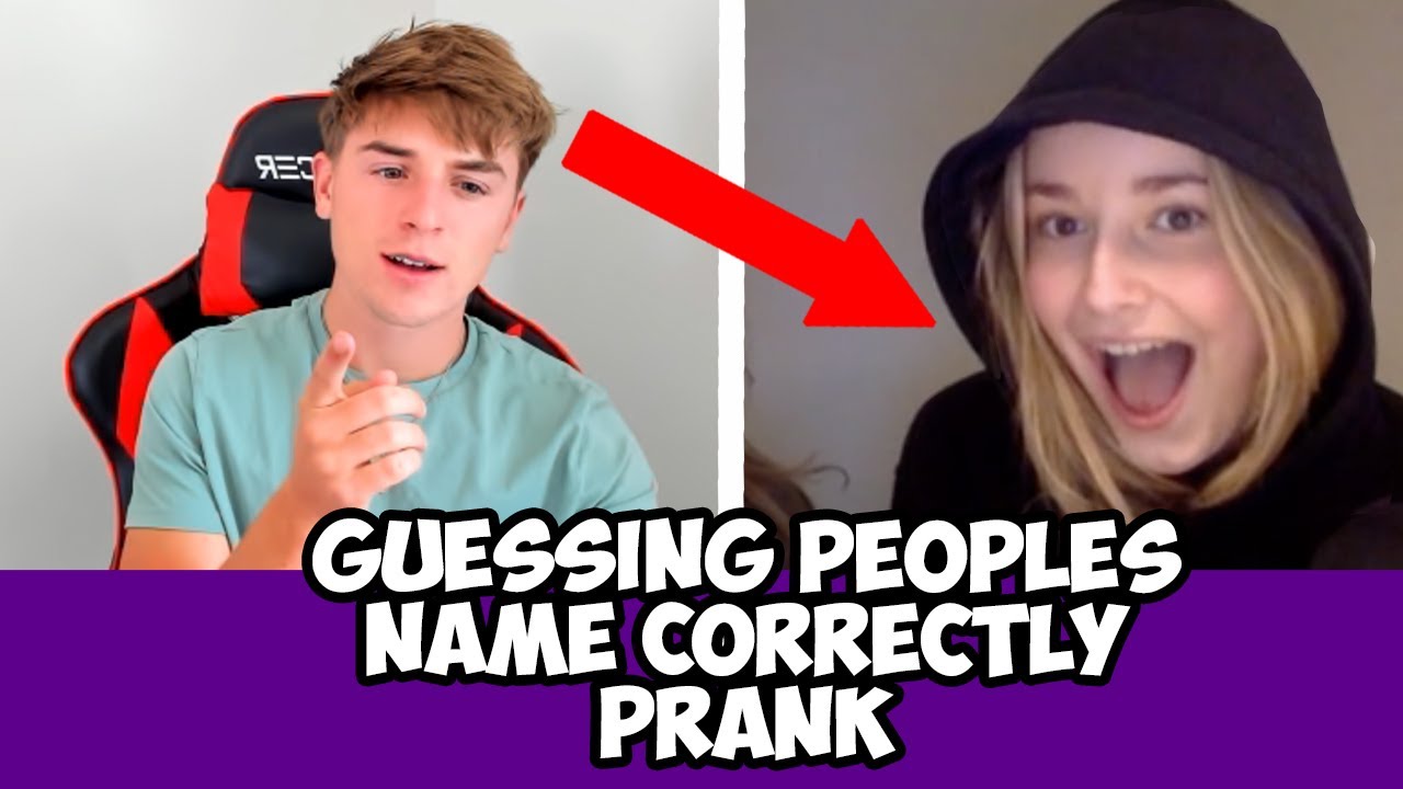 Guessing Peoples Names CORRECTLY PRANK on Omegle 2! - YouTube