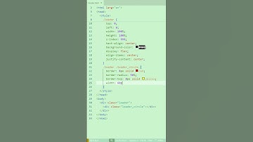 CSS Animation Effects Tutorial | Loader | HTML | CSS #coding #programming #webdesign