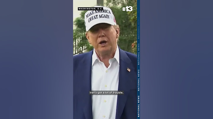 Trump asked about striking Iranian nuclear facilities, "nobody knows what I'm going to do"
