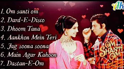 Om Shanti Om (songs)❤ audio Jukebox ❤Shahrukh Khan Deepika Padukon❤All song