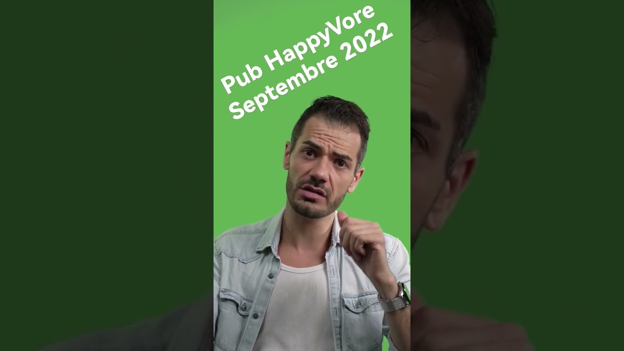 Publicité digitale pour la marque HappyVore™
