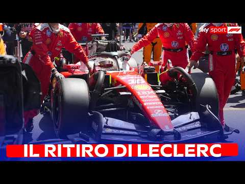 Video F1, GP di Monaco, Charles Leclerc va a muro con la Ferrari durante la ripartenza a Monte-Carlo
