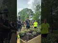 Tyler Shough Mic'd Up 🎤 Gardening at Community Event ⚜️ #saints #nfl