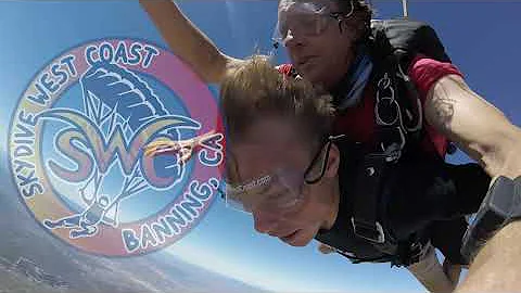 Sean Lawver's Tandem Skydive At Skydive West Coast