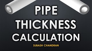 Pipe Thickness Calculation for Piping Design ( With Calculation excel sheet) screenshot 3