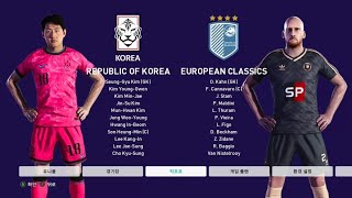 PES 2021 친선경기 한국 vs 유럽 클래식팀