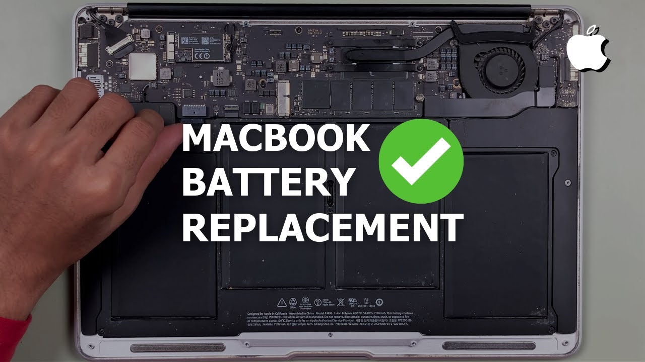 Remplacement batterie Macbook Air - SOSmaster