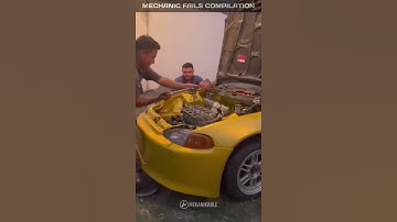 Mechanic Fails Compilation. #mechanic #fails #compilation #short