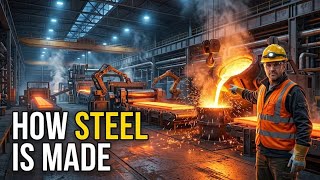 Steel Manufacturing Process Explained | From Iron Ore to Finished Steel