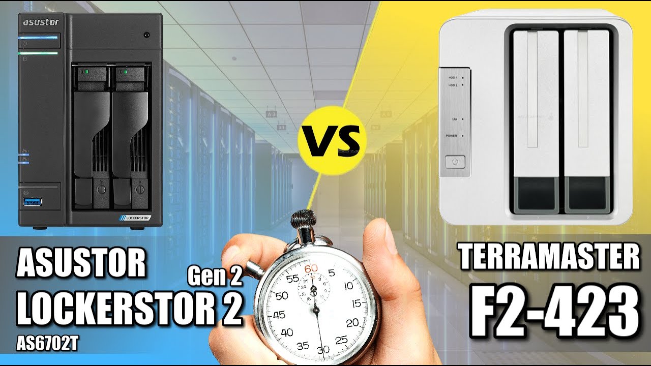 Asustor Lockerstor 2 Gen 2 vs Terramaster F2-423 NAS Drive