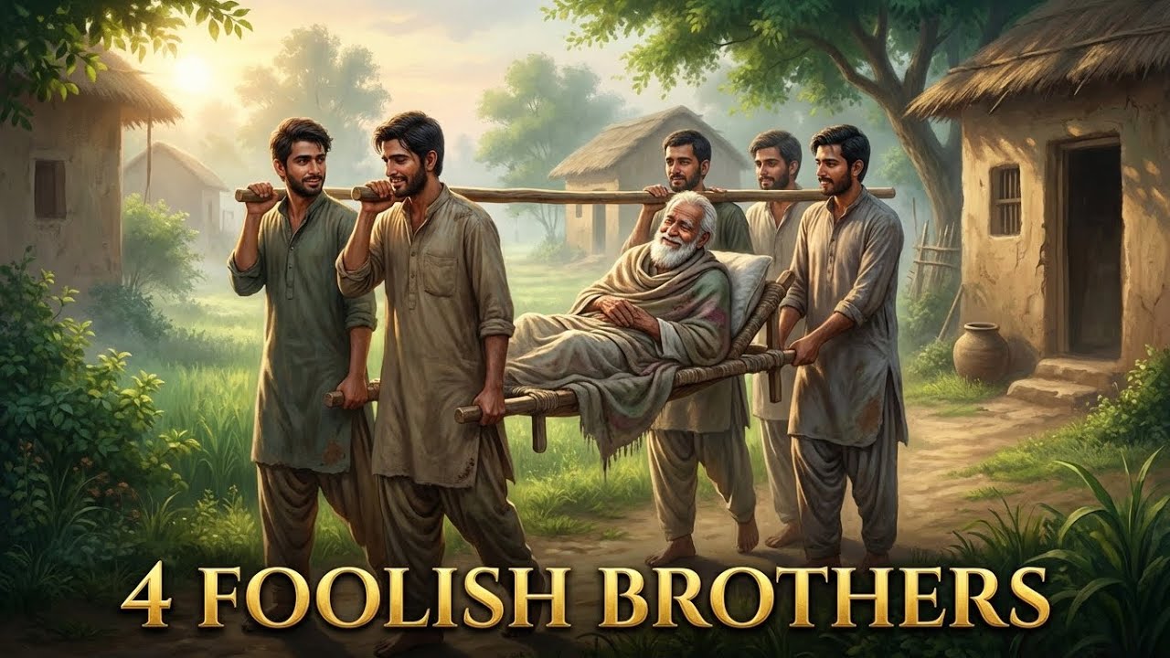 “The Four Foolish Brothers | A Powerful Moral Story”