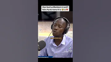 MSIKILIZE UYU NDY BABU AYUBU SAUTI UNAYO TAKA YEYE ANAOGEYA 