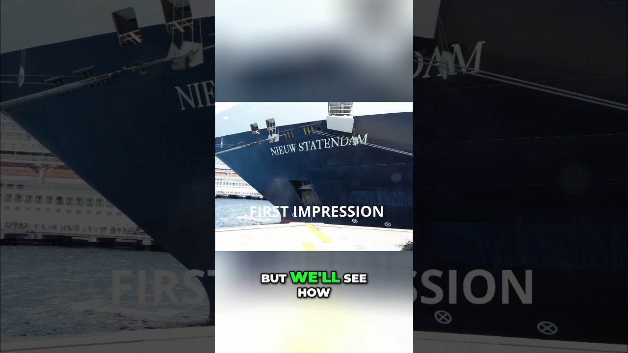 We didn’t expect this on Holland America 😳 #cruiseship #cruise #youtubeshorts