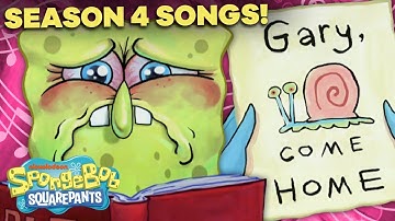 Season 4 SpongeBob Songs Compilation! 🎵 ft. 