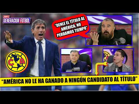 Álvaro se agrandó: DENLE YA EL TÍTULO AL AMÉRICA. Sergio Dipp lo puso en su lugar | Generación F